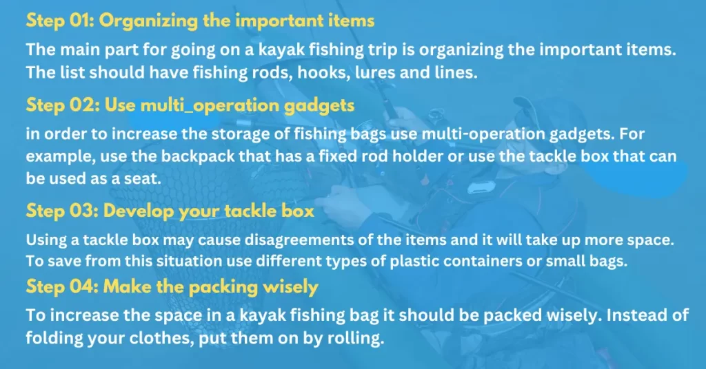 hacks to pack the fishing bag easy steps