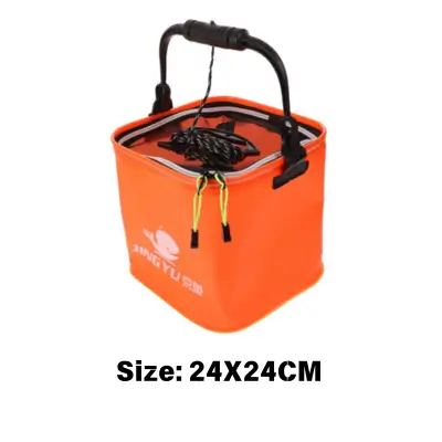 an image of a folding Bucket Collapsible Water Bucket Collapsible Container Camping Water Container